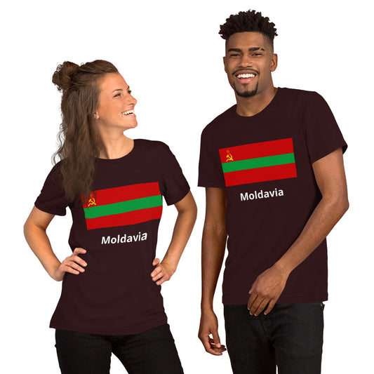 Moldavia flag Unisex t-shirt