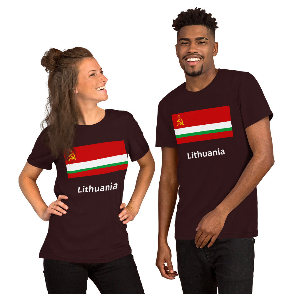 Lithuania flag Unisex t-shirt