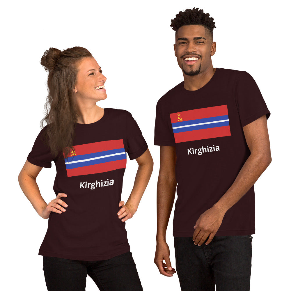 Kirghizia flag Unisex t-shirt