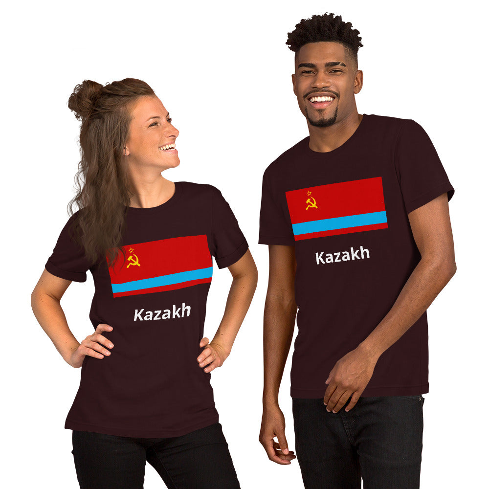 Kazakh flag Unisex t-shirt