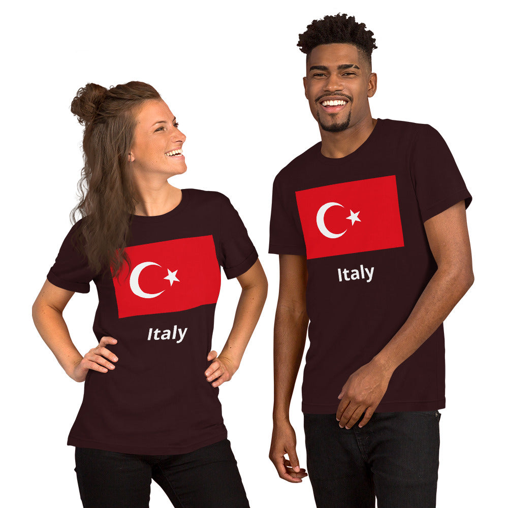 Italy flag Unisex t-shirt