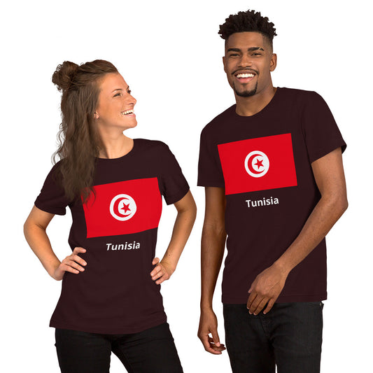 Tunisia flag Unisex t-shirt