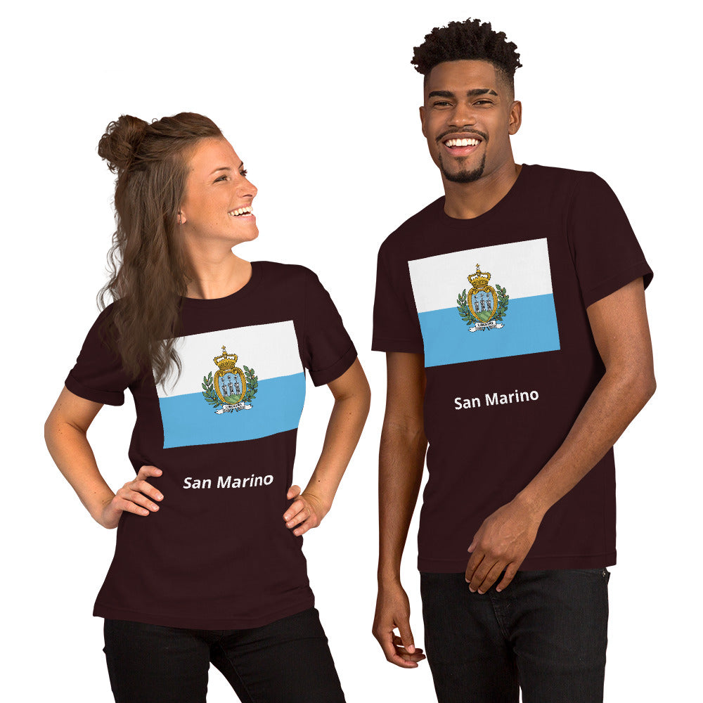 San Marino flag Unisex t-shirt