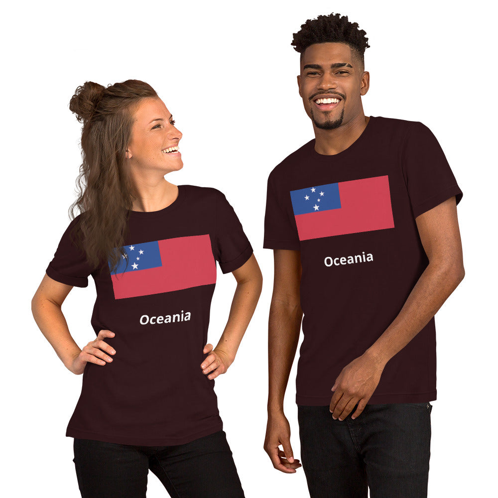 Oceania flag Unisex t-shirt