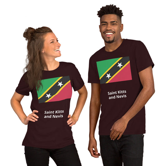 Saint Kitts and Nevis flag Unisex t-shirt