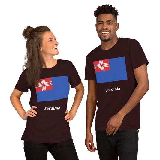 Sardinia flag Unisex t-shirt