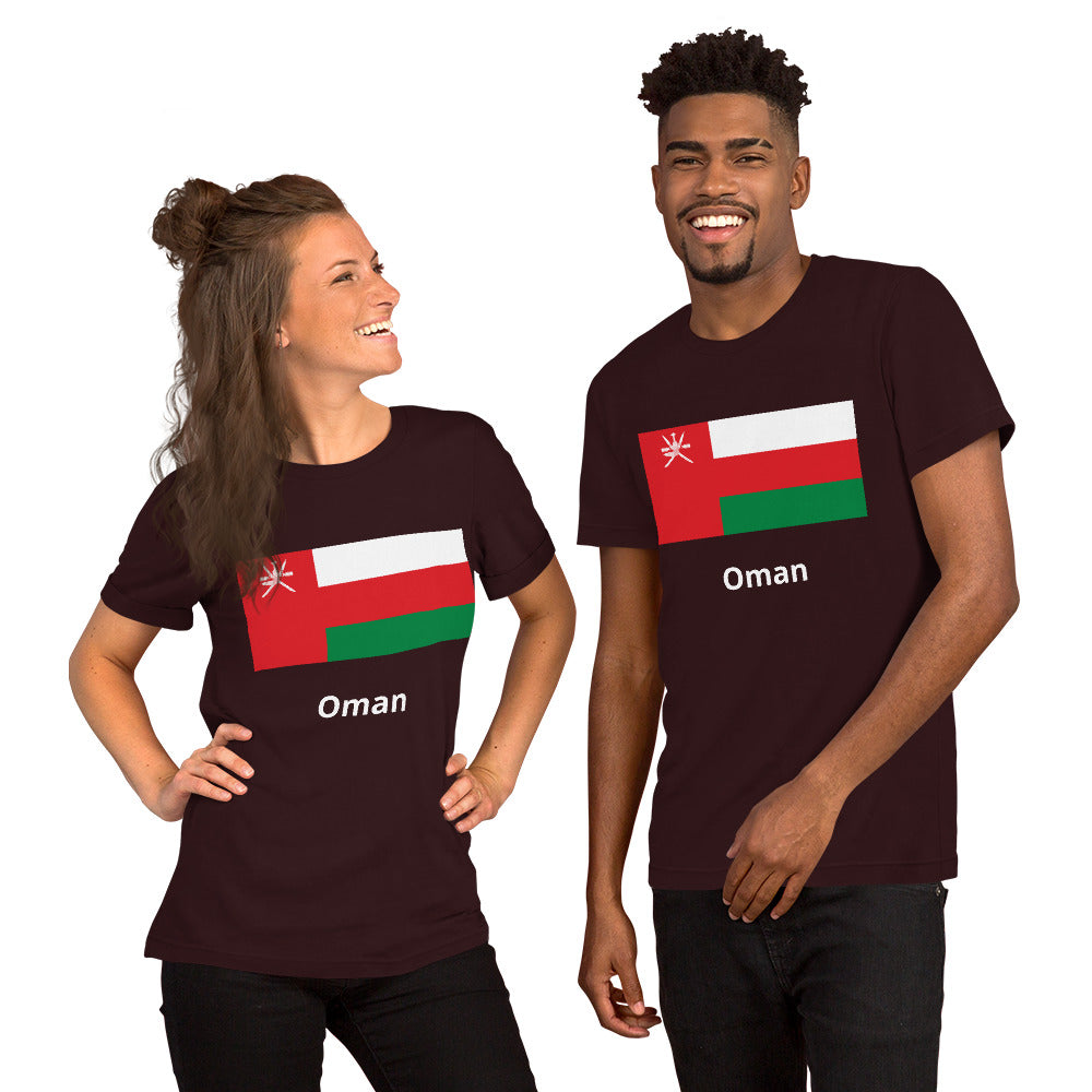 Oman flag Unisex t-shirt