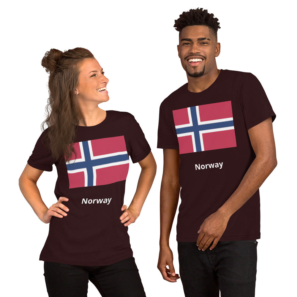 Norway flag Unisex t-shirt