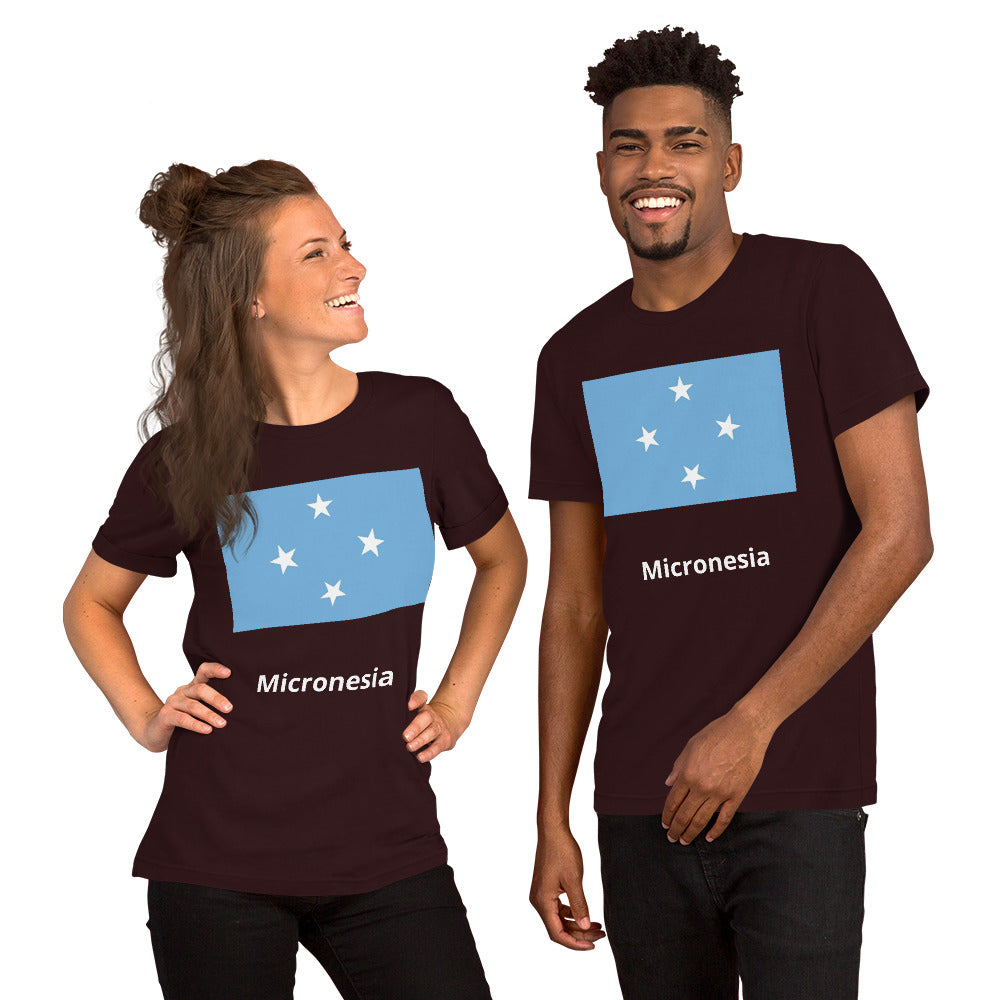 Micronesia flag Unisex t-shirt