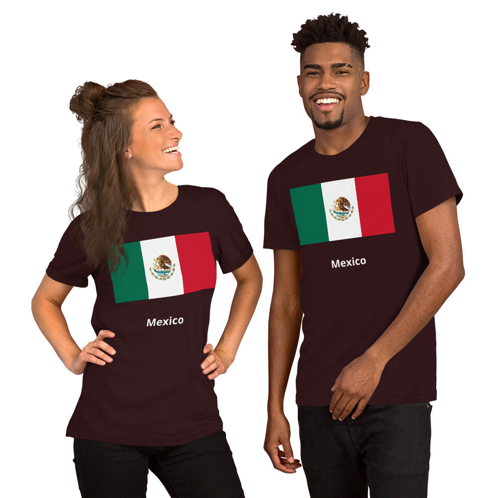 Mexico flag Unisex t-shirt