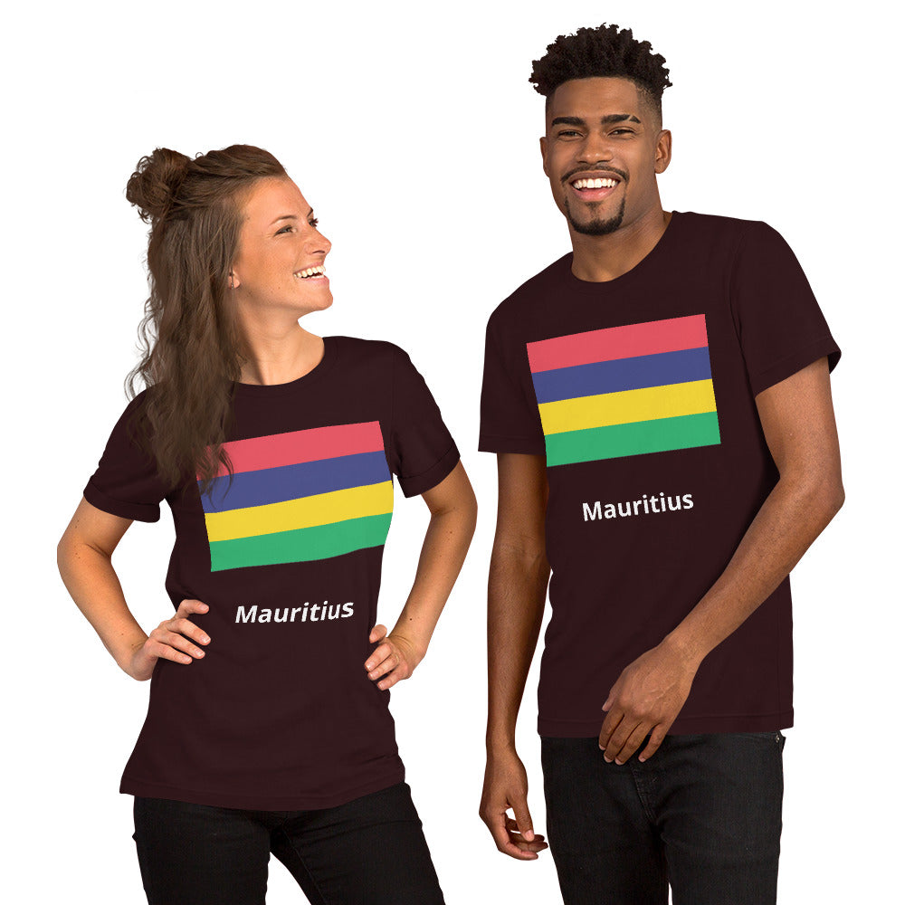 Mauritius flag Unisex t-shirt