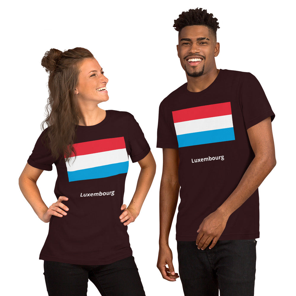 Luxembourg flag Unisex t-shirt