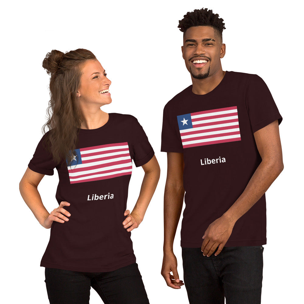 Liberia flag Unisex t-shirt