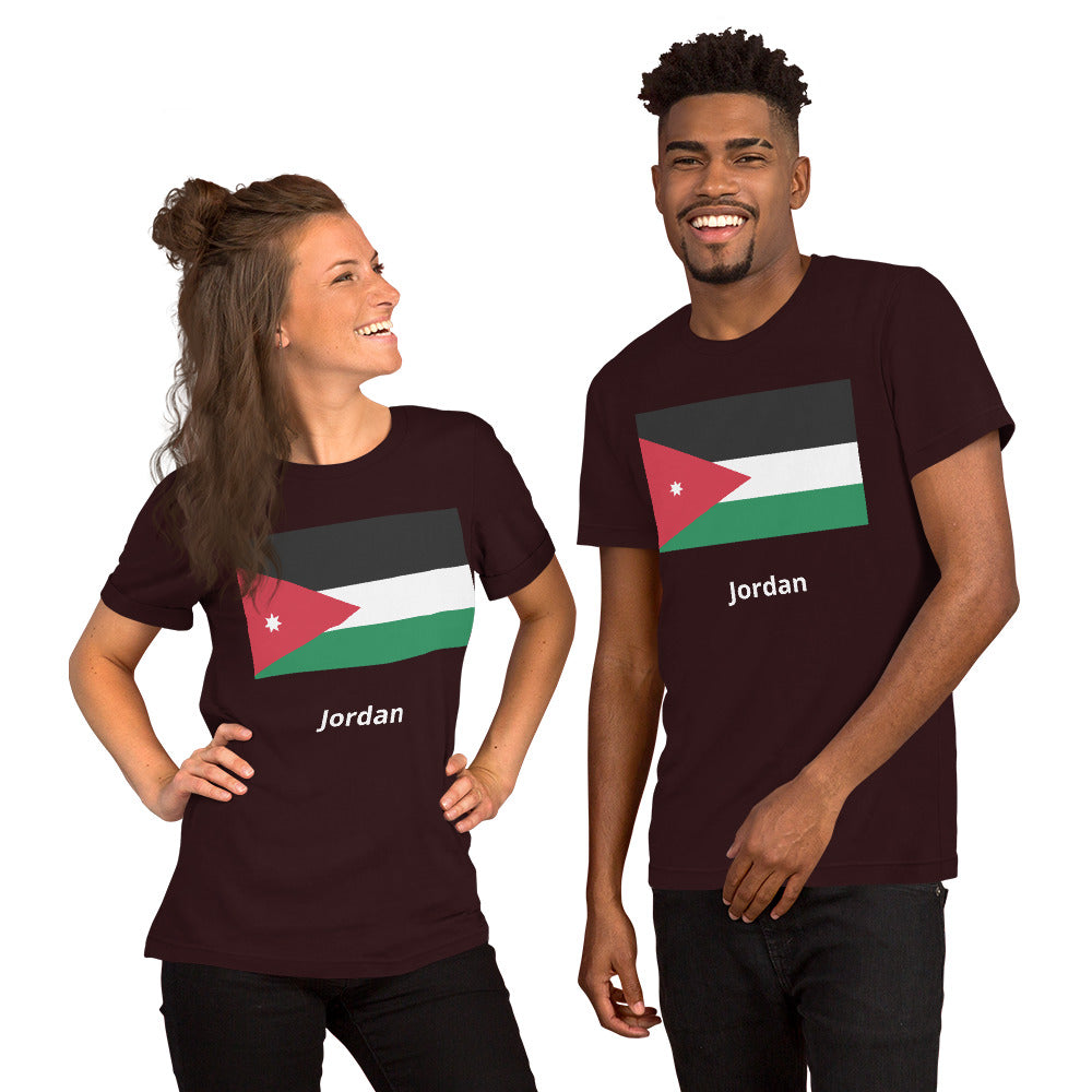 Jordan flag Unisex t-shirt