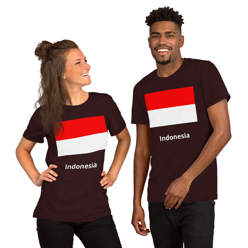 Indonesia flag Unisex t-shirt