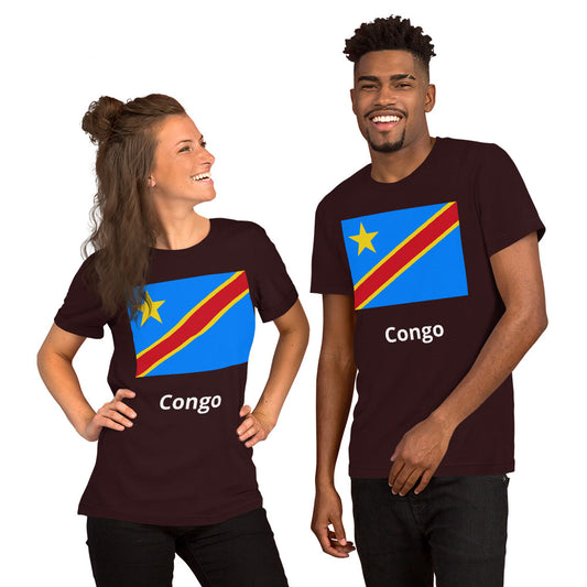 Congo flag Unisex t-shirt