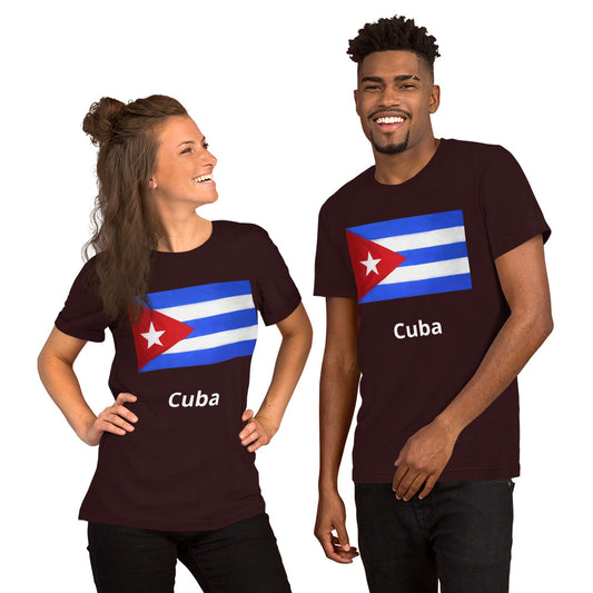 Cuba flag Unisex t-shirt