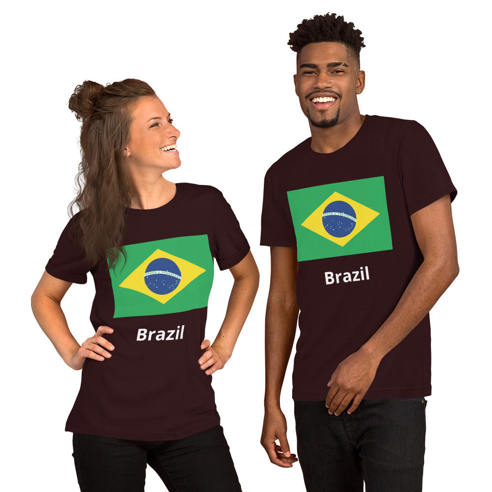 Brazil flag Unisex t-shirt