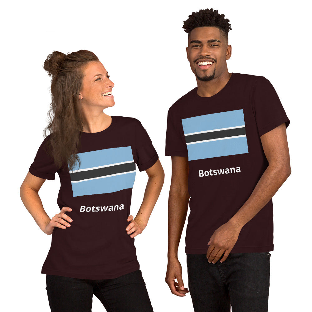 Botswana flag Unisex t-shirt