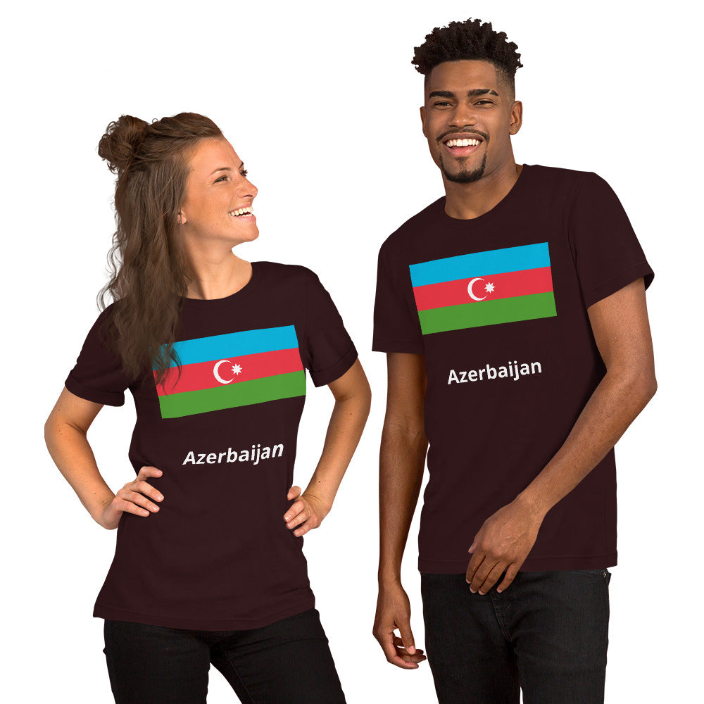 Azerbaijan flag Unisex t-shirt