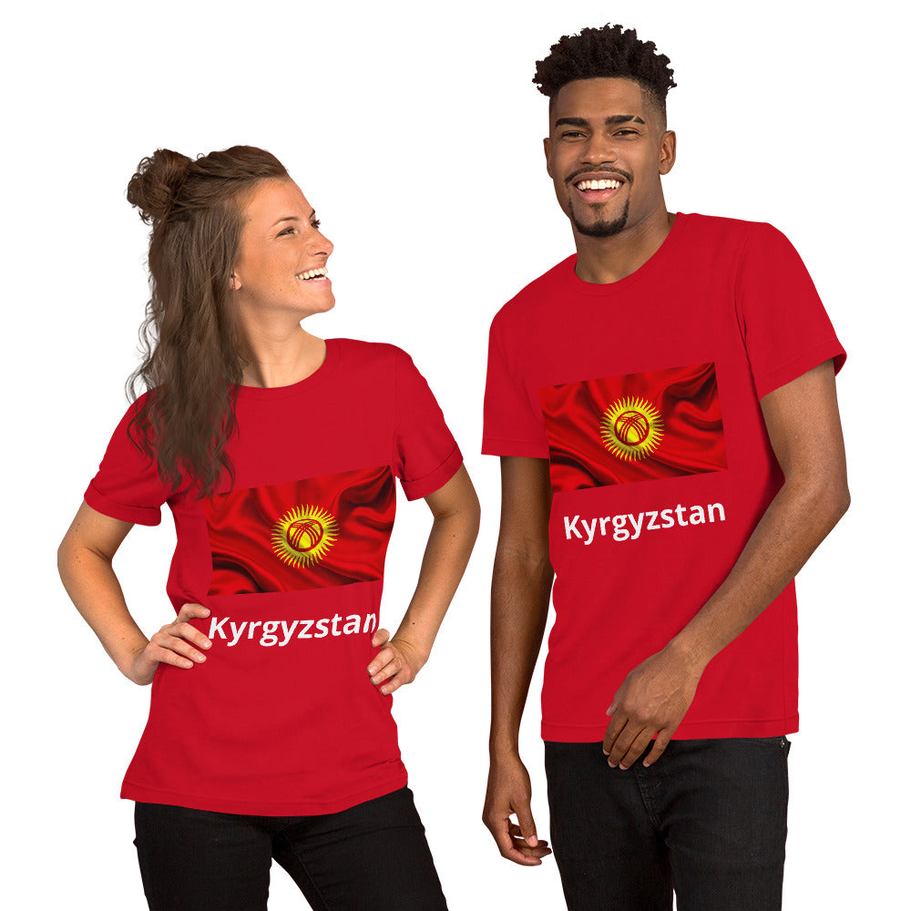 Kyrgyzstan flag Unisex t-shirt