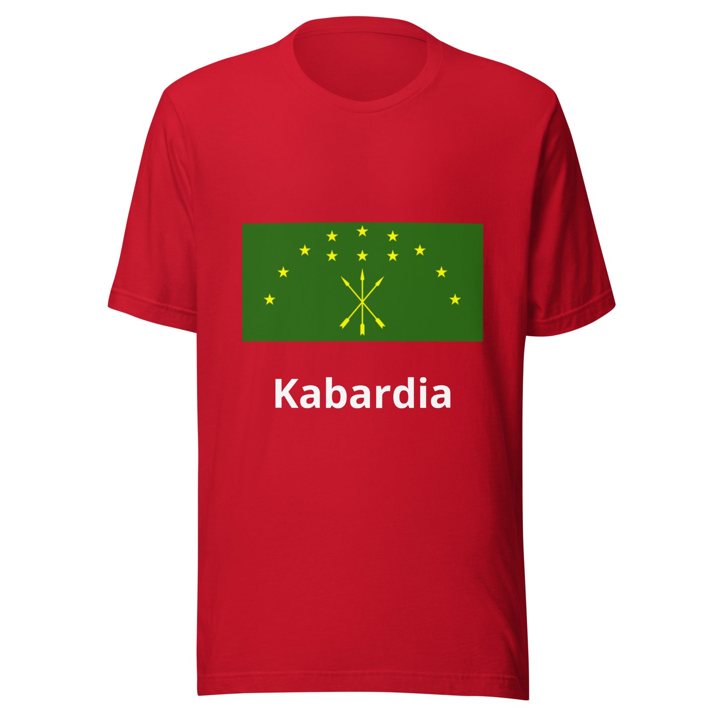 Kabardia flag Unisex t-shirt