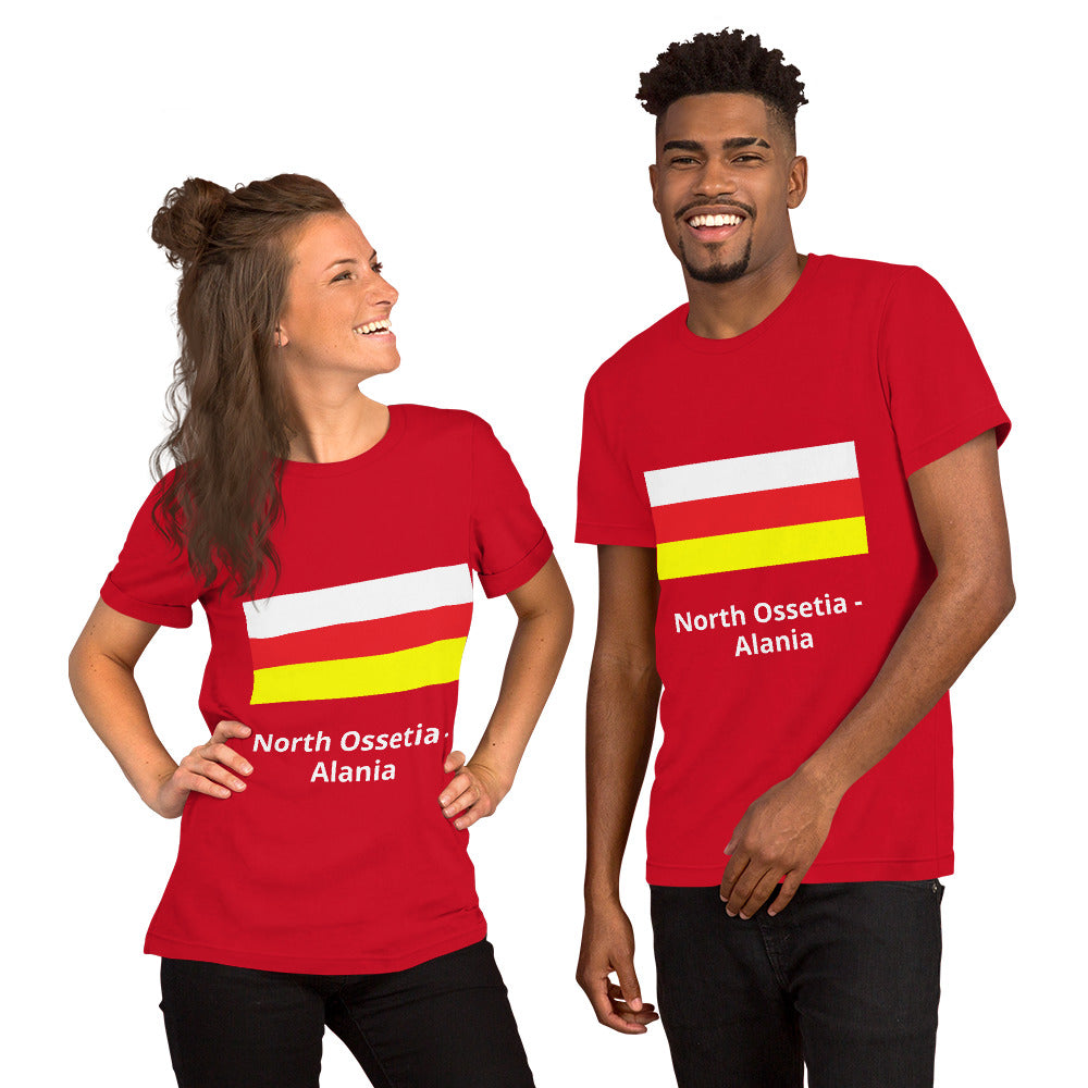 North Ossetia - Alania flag Unisex t-shirt