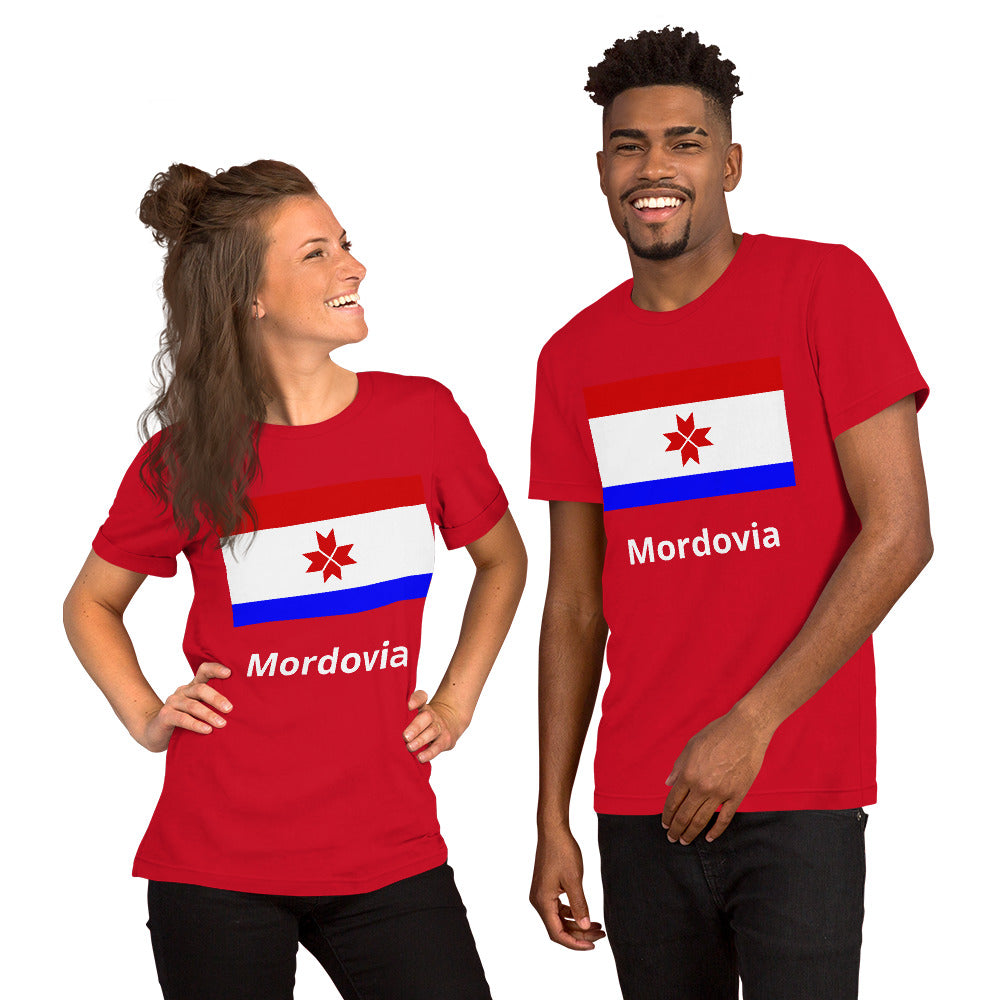 Mordovia flag Unisex t-shirt