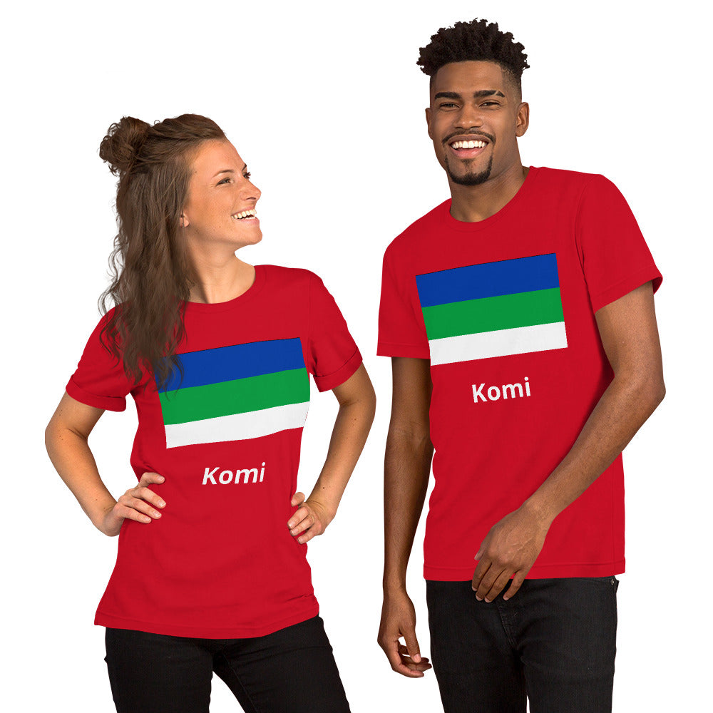 Komi flag Unisex t-shirt