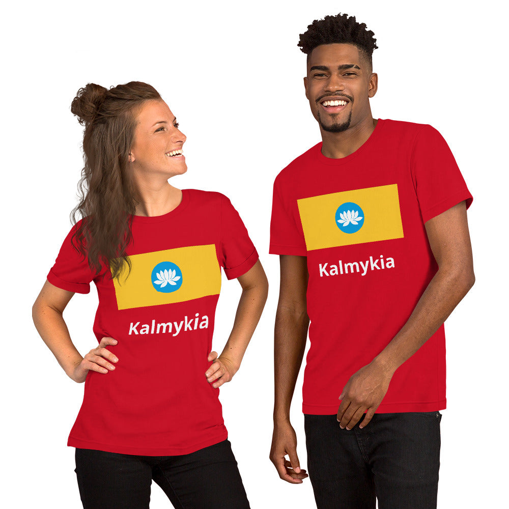 Kalmykia flag Unisex t-shirt