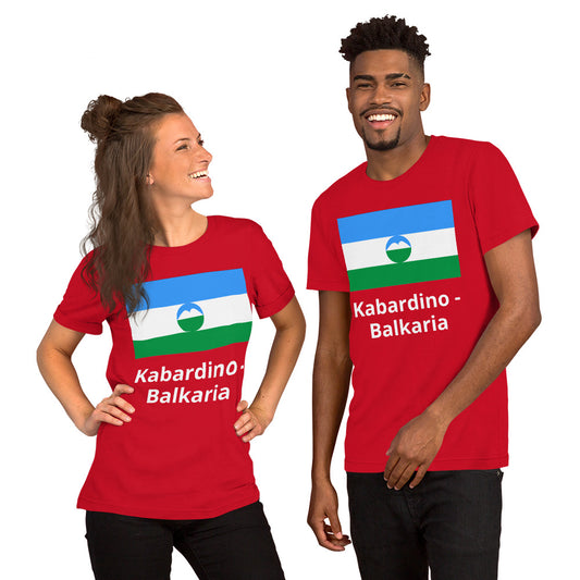 Kabardino - Balkaria flag Unisex t-shirt