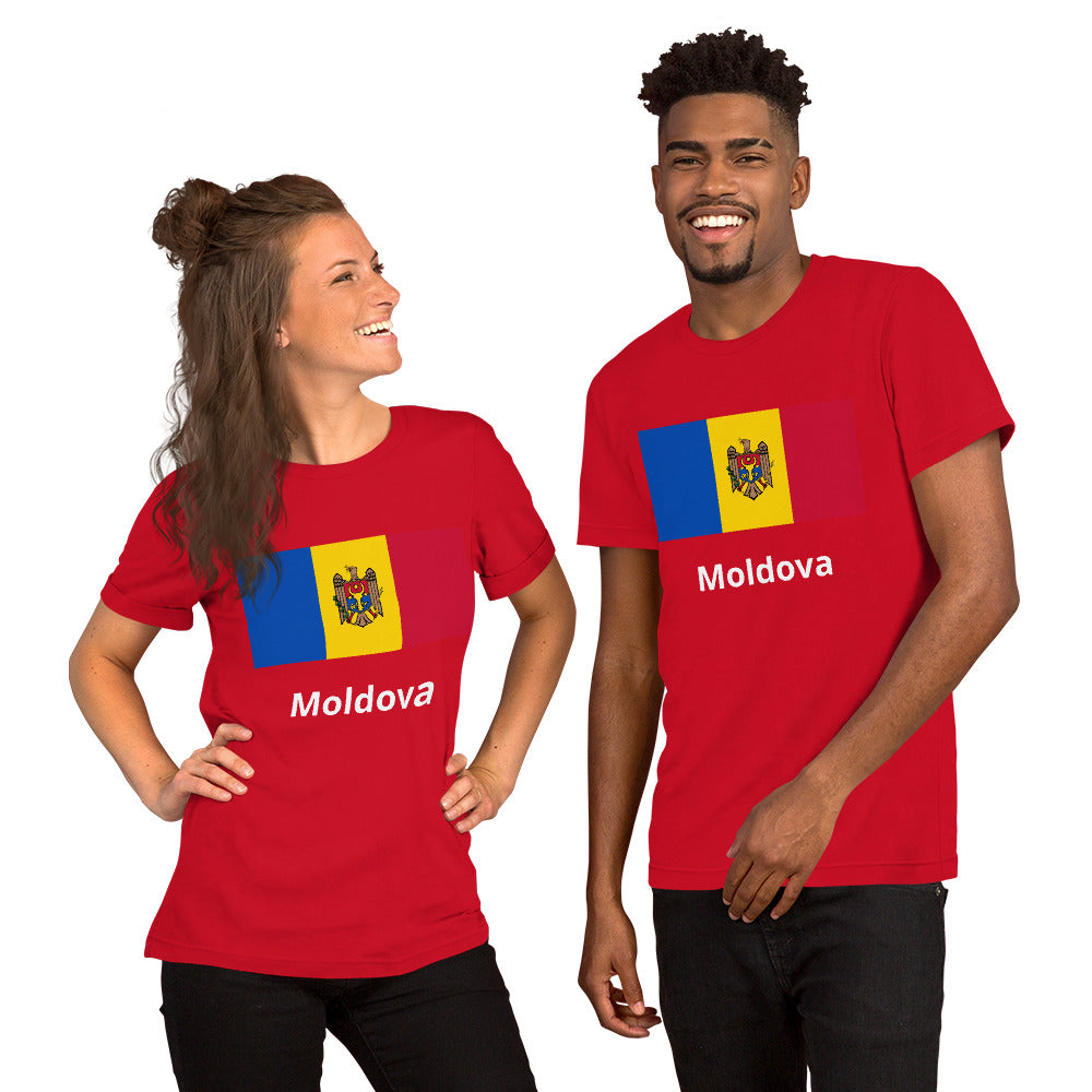 Moldova flag Unisex t-shirt