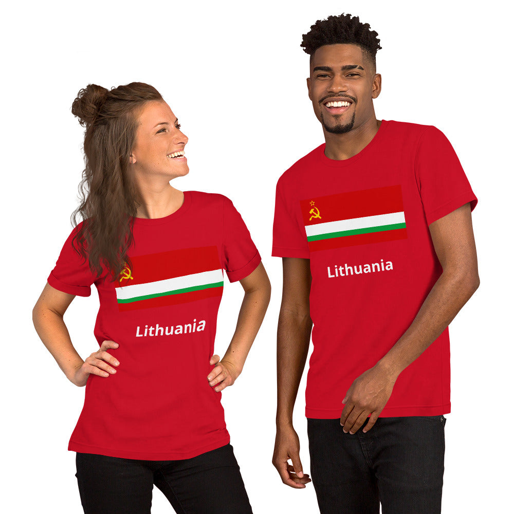 Lithuania flag Unisex t-shirt