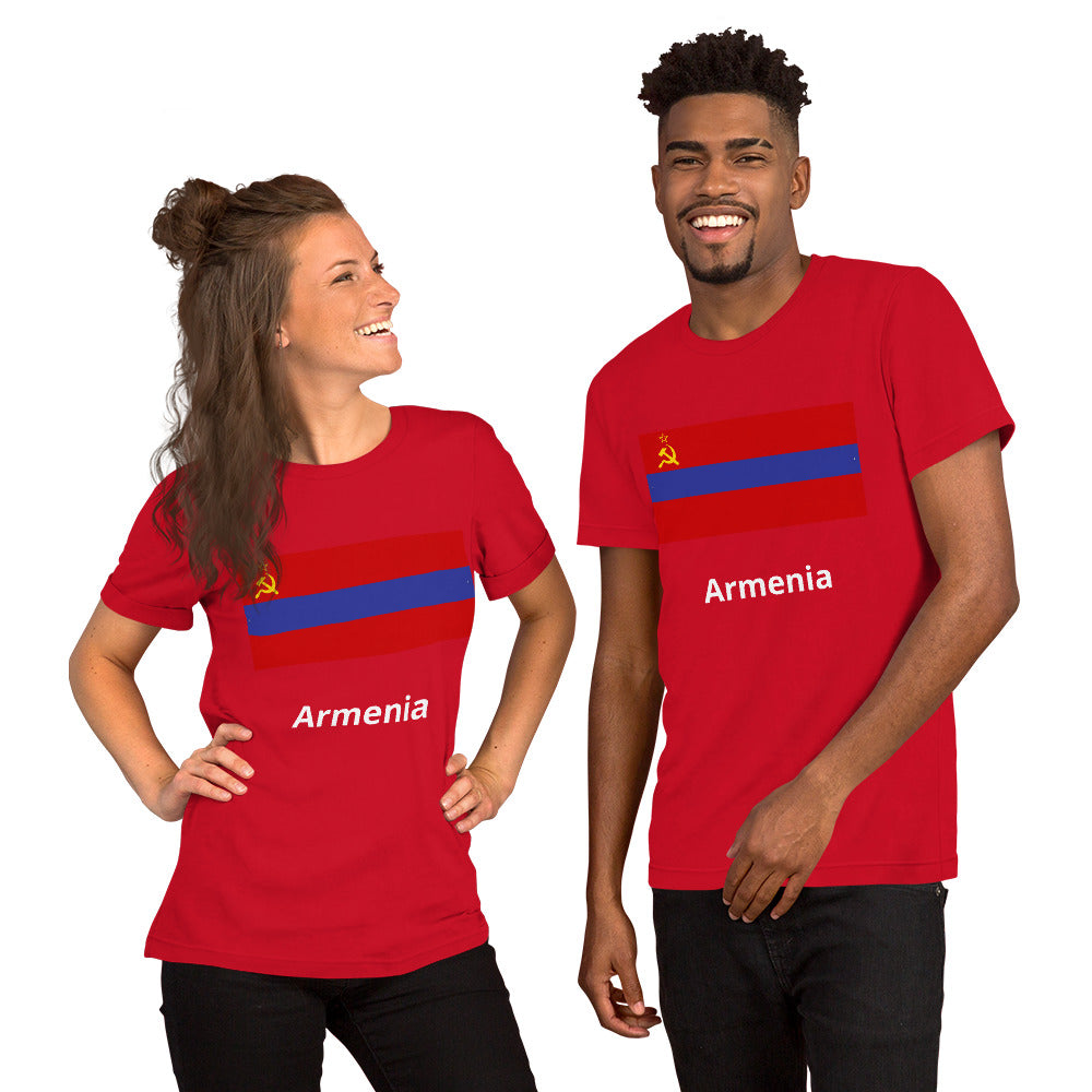 Armenia flag Unisex t-shirt