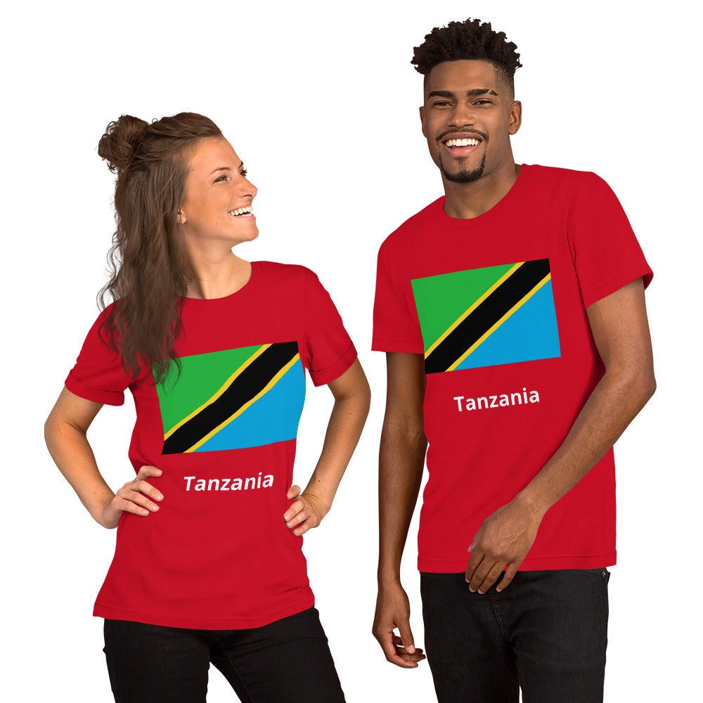 Tanzania flag Unisex t-shirt