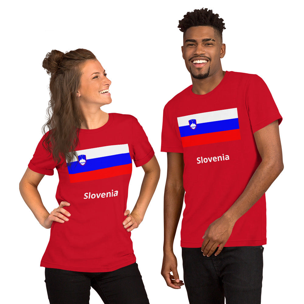 Slovenia flag Unisex t-shirt