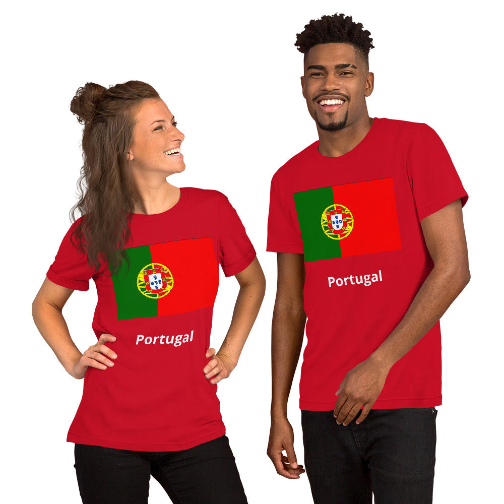 Portugal flag Unisex t-shirt