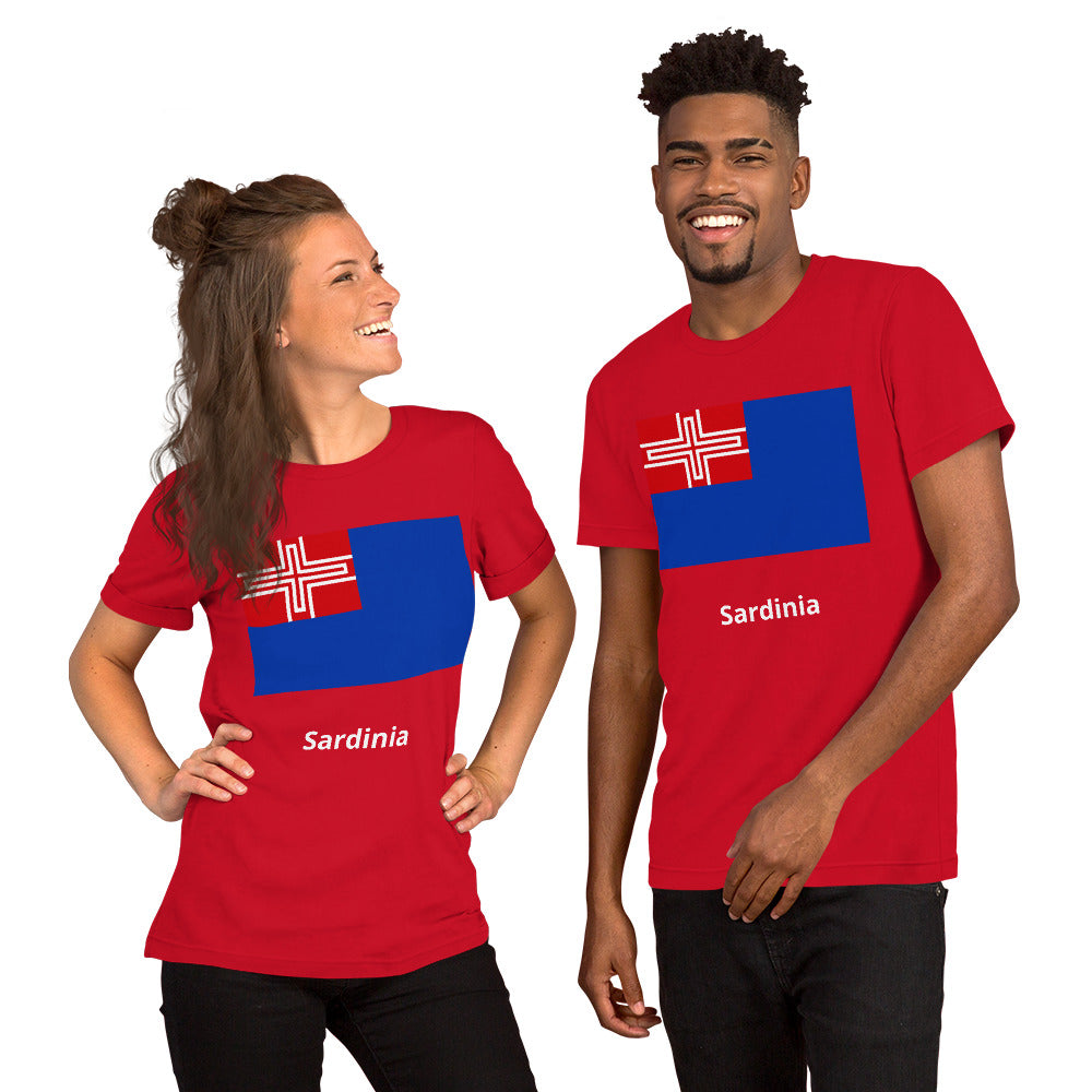 Sardinia flag Unisex t-shirt