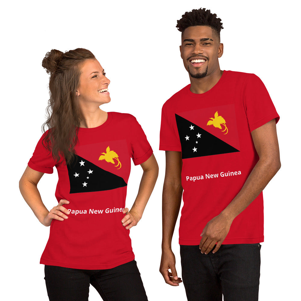 Papua New Guinea flag Unisex t-shirt