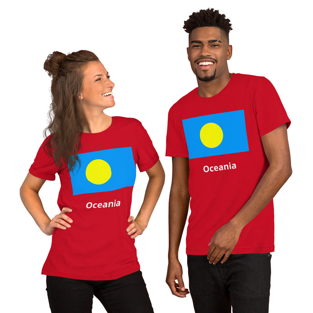 Oceania flag Unisex t-shirt