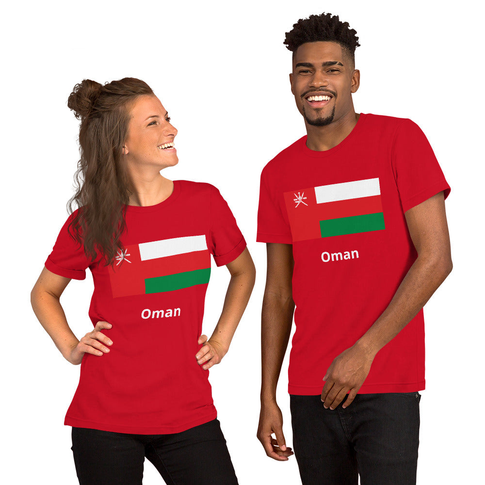 Oman flag Unisex t-shirt