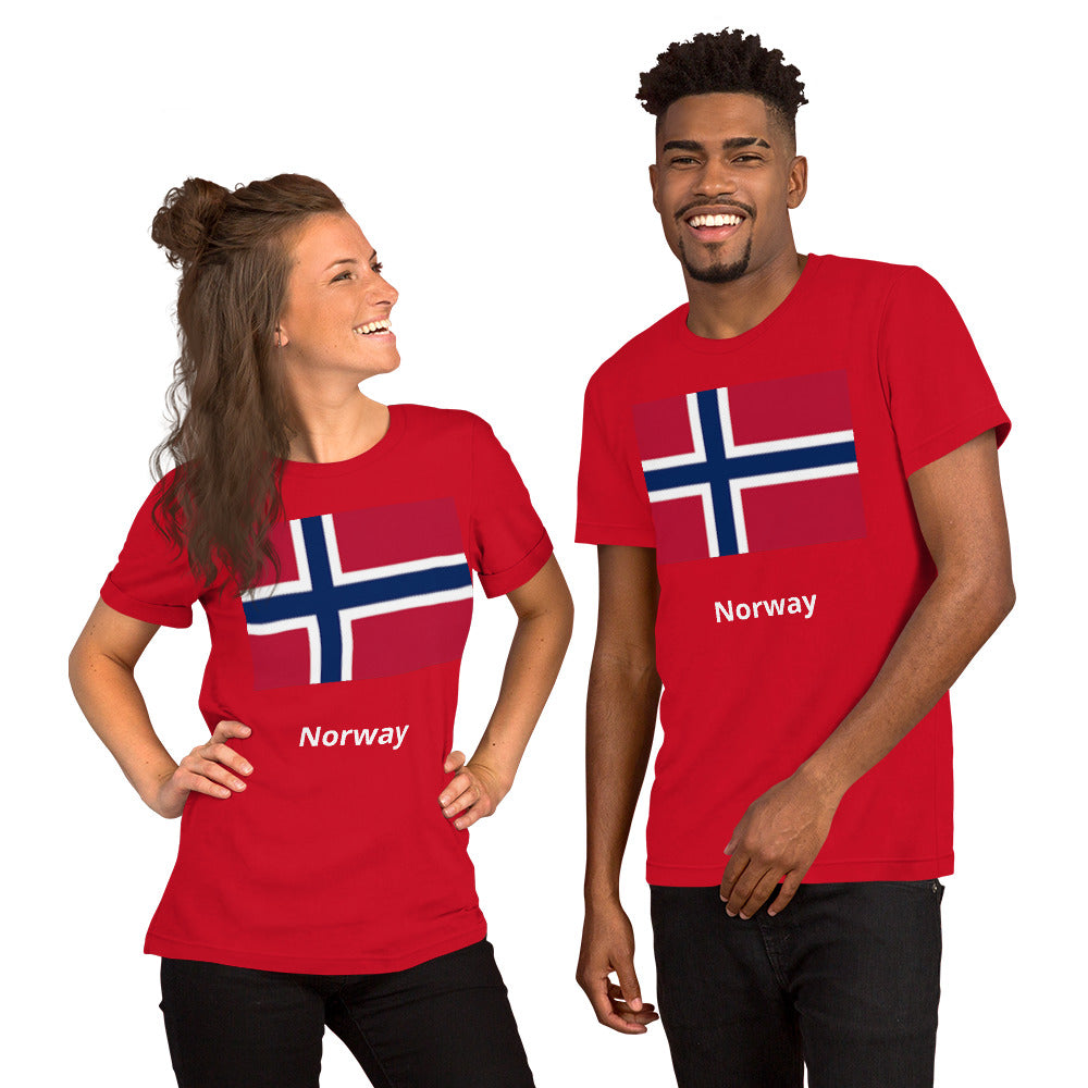 Norway flag Unisex t-shirt