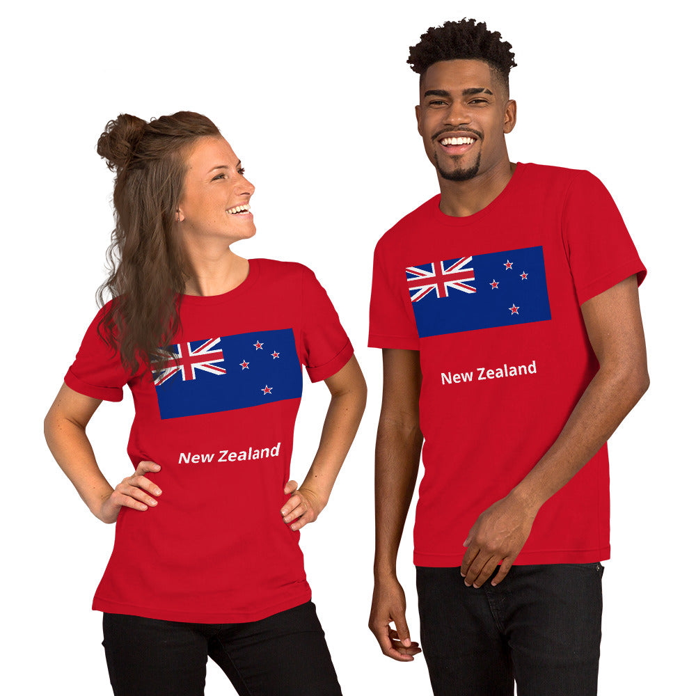 New Zealand flag Unisex t-shirt