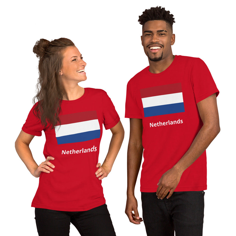 Netherlands flag Unisex t-shirt