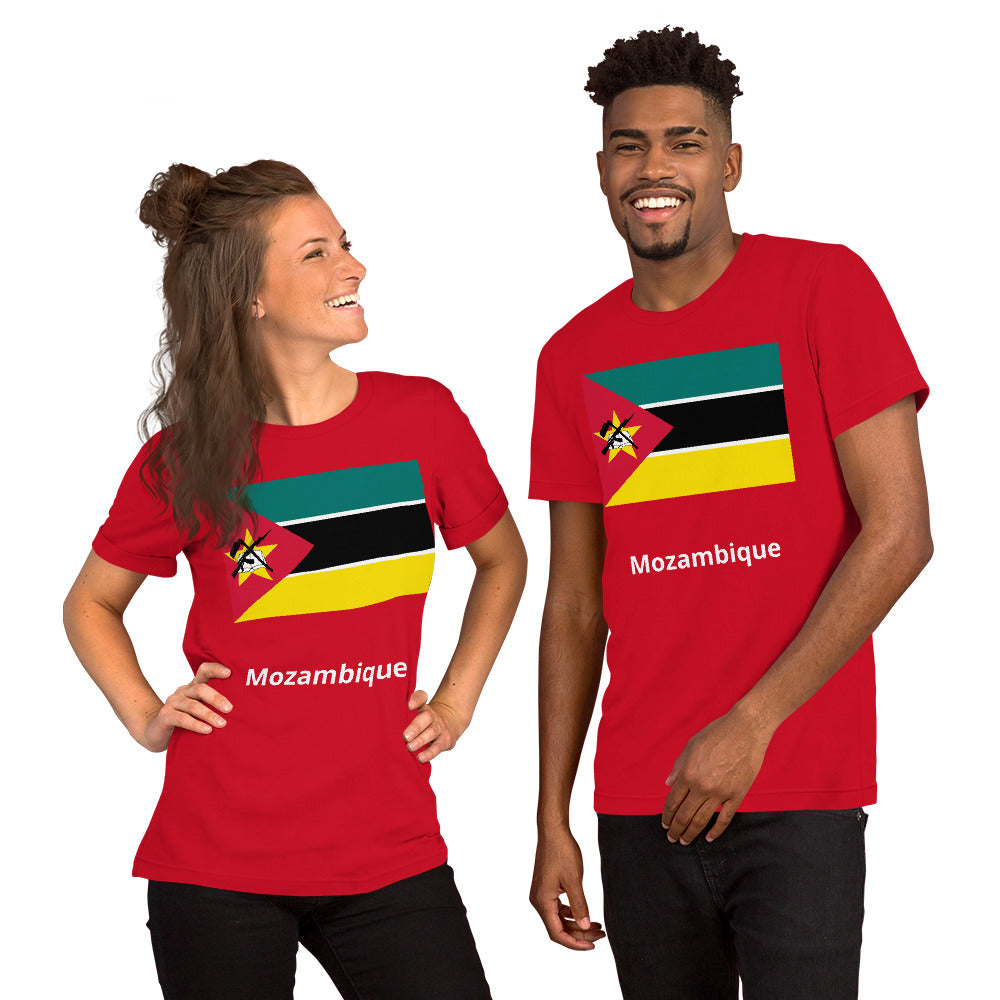 Mozambique flag Unisex t-shirt