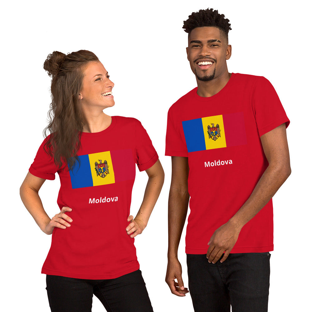 Moldova flag Unisex t-shirt