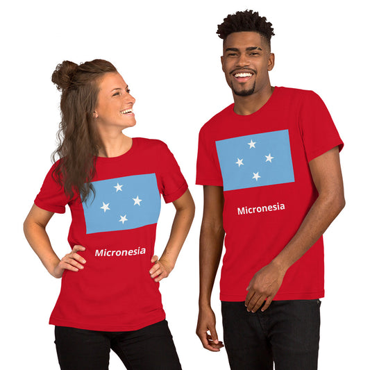 Micronesia flag Unisex t-shirt