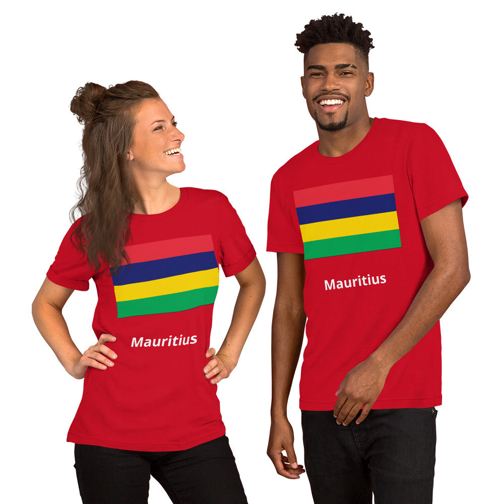 Mauritius flag Unisex t-shirt