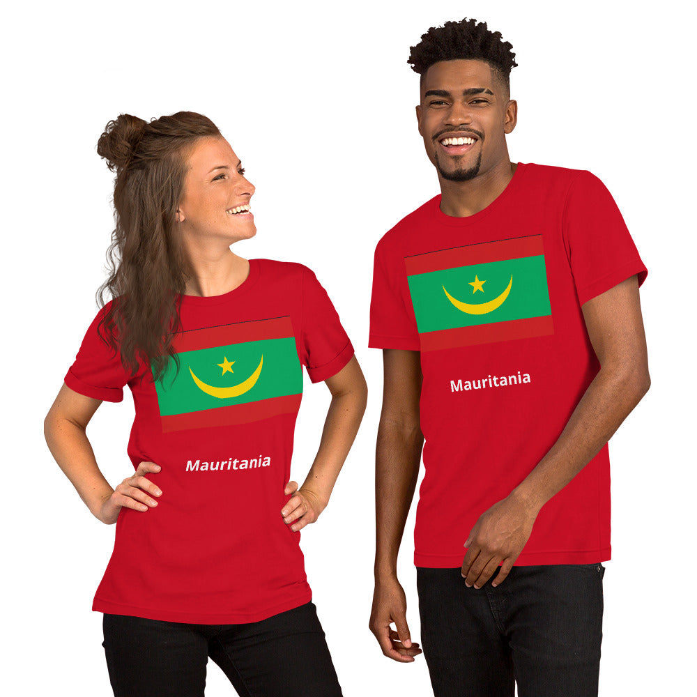 Mauritania flag Unisex t-shirt