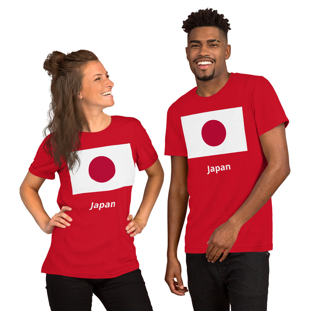 Japan Flag Unisex t-shirt